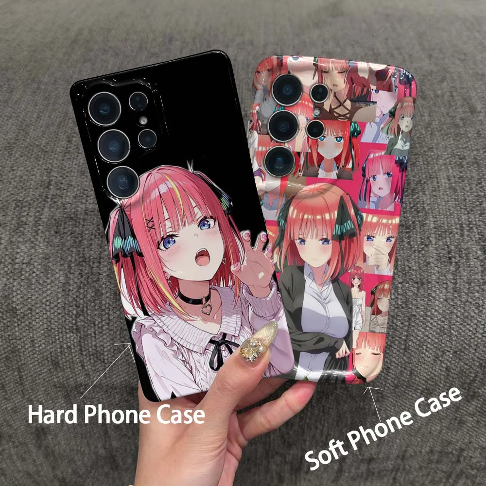 Cute Nino nakano Cover For Samsung Galaxy A06 A07 A17 A37 A36 A57 A16 A21S A25 A35 A56 Hard Film Phone Case