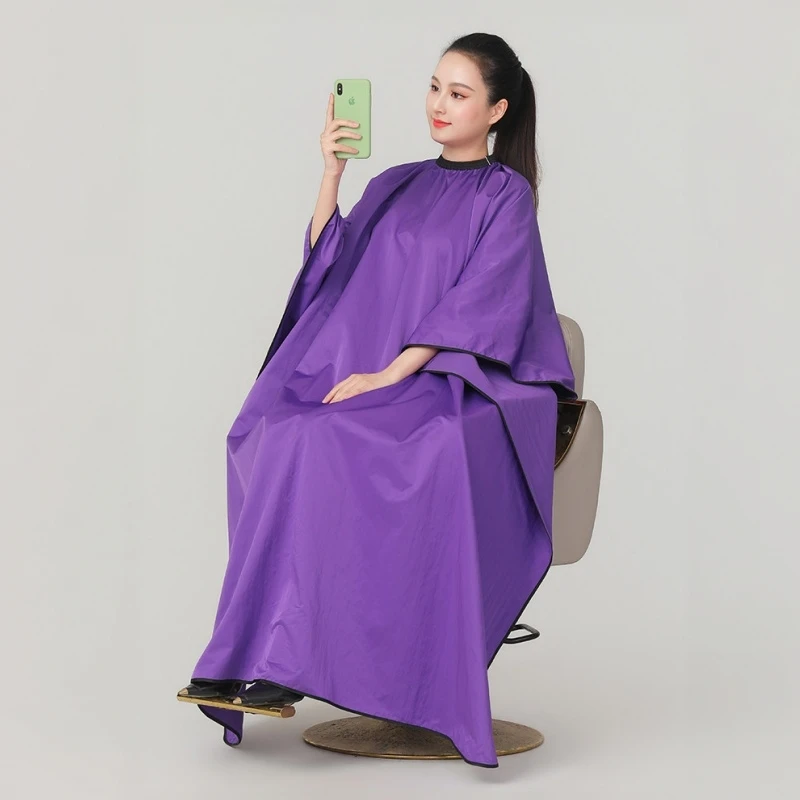 6 Colors Available Large Hair Cutting Cape Salon Hairstyling Cloak Barbershop Hairdressing Apron Non Stick To Hair Haircut Wrap