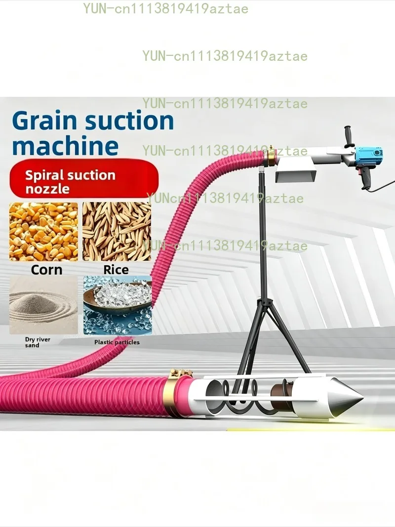 Grain suction machine Small household large suction truck grain pumping  Feeding  Suction  Hose auger screw conveyor