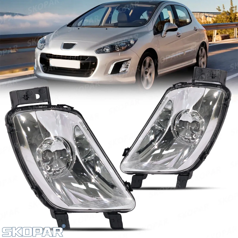 

Halogen Fog Light For Peugeot 408 2010-2013/308 2007 2008 2009 2010 2011 2012 2013 Front Bumper Fog Lamp Headlamp 6206F0 6208F0