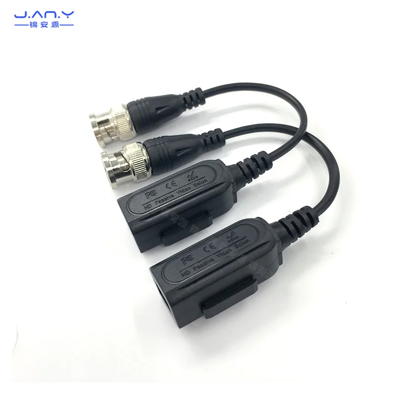 Transmissor Hd Twisted Pair, Single Channel, Conexão passiva Parafuso, Monitoramento BNC para Network Line Transceiver, 8MP