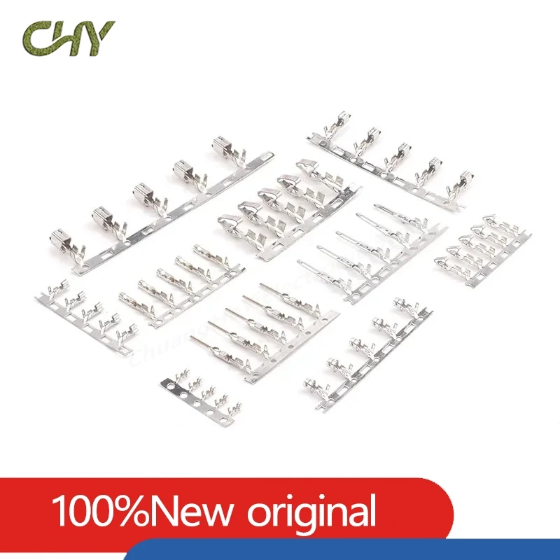 100Pcs/Lot DuPont Crimp Terminals XH2.54 PH2.0 CH3.96 VH3.96 SM1.25 KF2510 5557 Connector Spring Contacts Full Series