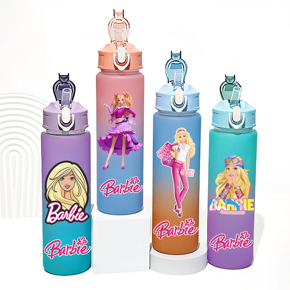 Barbie Millicent Roberts 750ML bouteille d'eau sport Portable dégradé tasse d'eau étudiant adulte