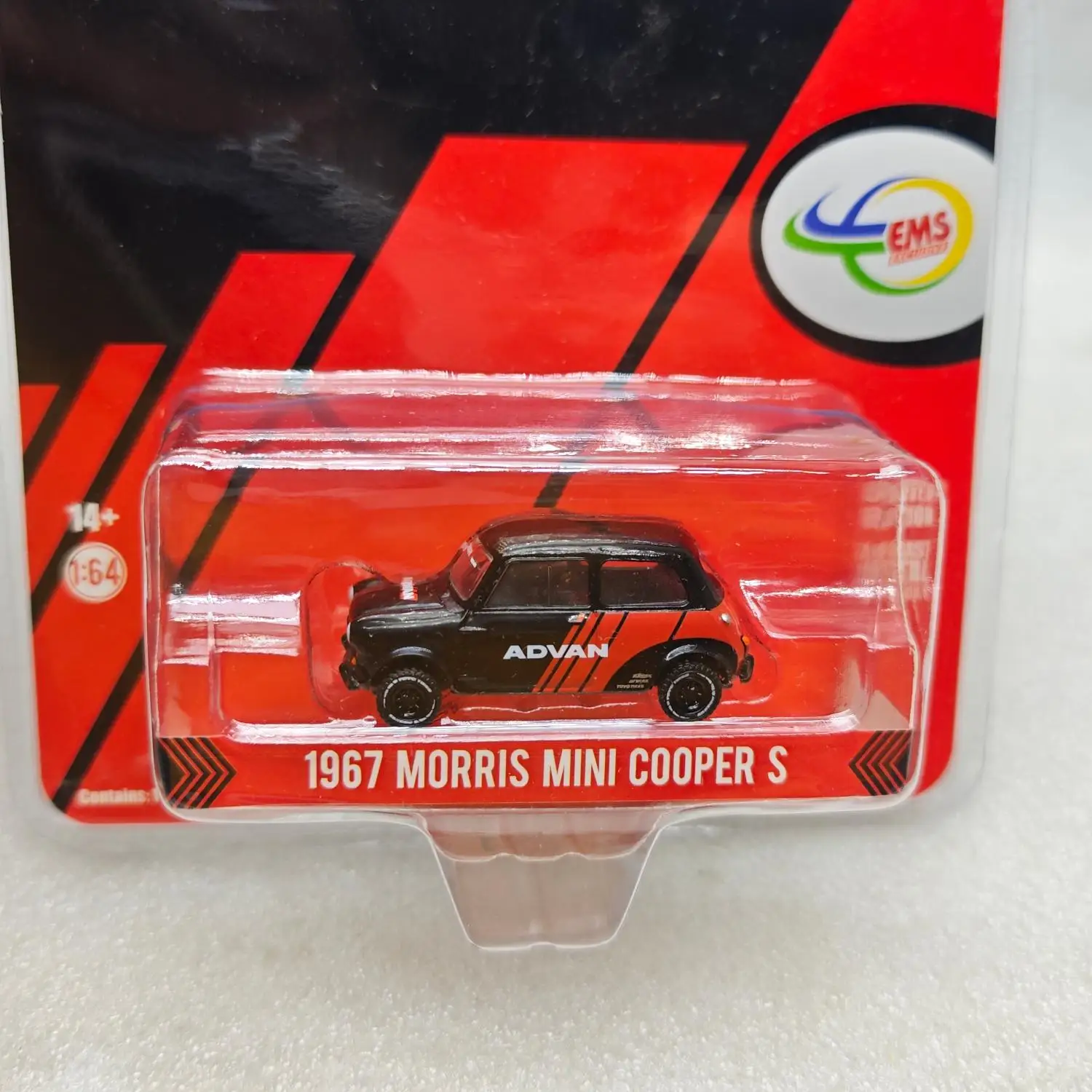 

1:64 1967 Morris Mini Cooper S Yokohama — ADVAN 51497 Усовершенствованная коллекционная модель автомобиля