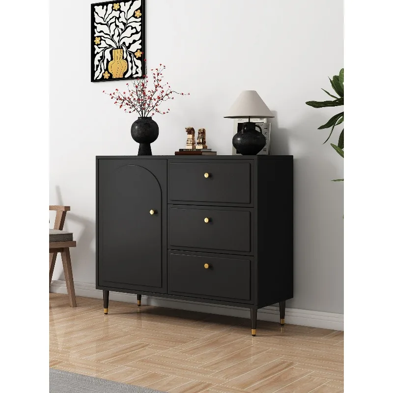 bedside cabinet, solid wood chest of drawers, locker, living room, sofa side cabinet, chest of drawers, dresser integrated
