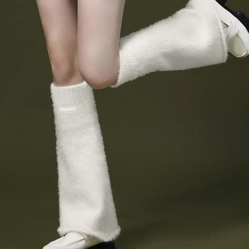 Winter Socks For Women Kawaii Winter Leg Warm Socks Winter Leg Warmers Cute Subculture Half Sleeve Foot Leg Warm Socks