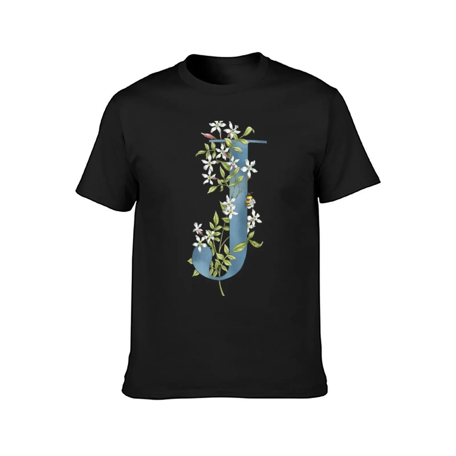 J is for Jasmine T-Shirt quick drying Aesthetic clothing quick-drying new edition sweat shirts, men