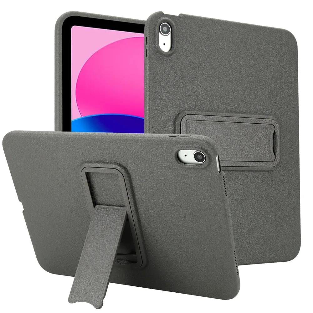 Dermatoglyph Back Cover Stand Case for iPad 10.9 2022 Protective Shell Compatible with iPad A16 2025