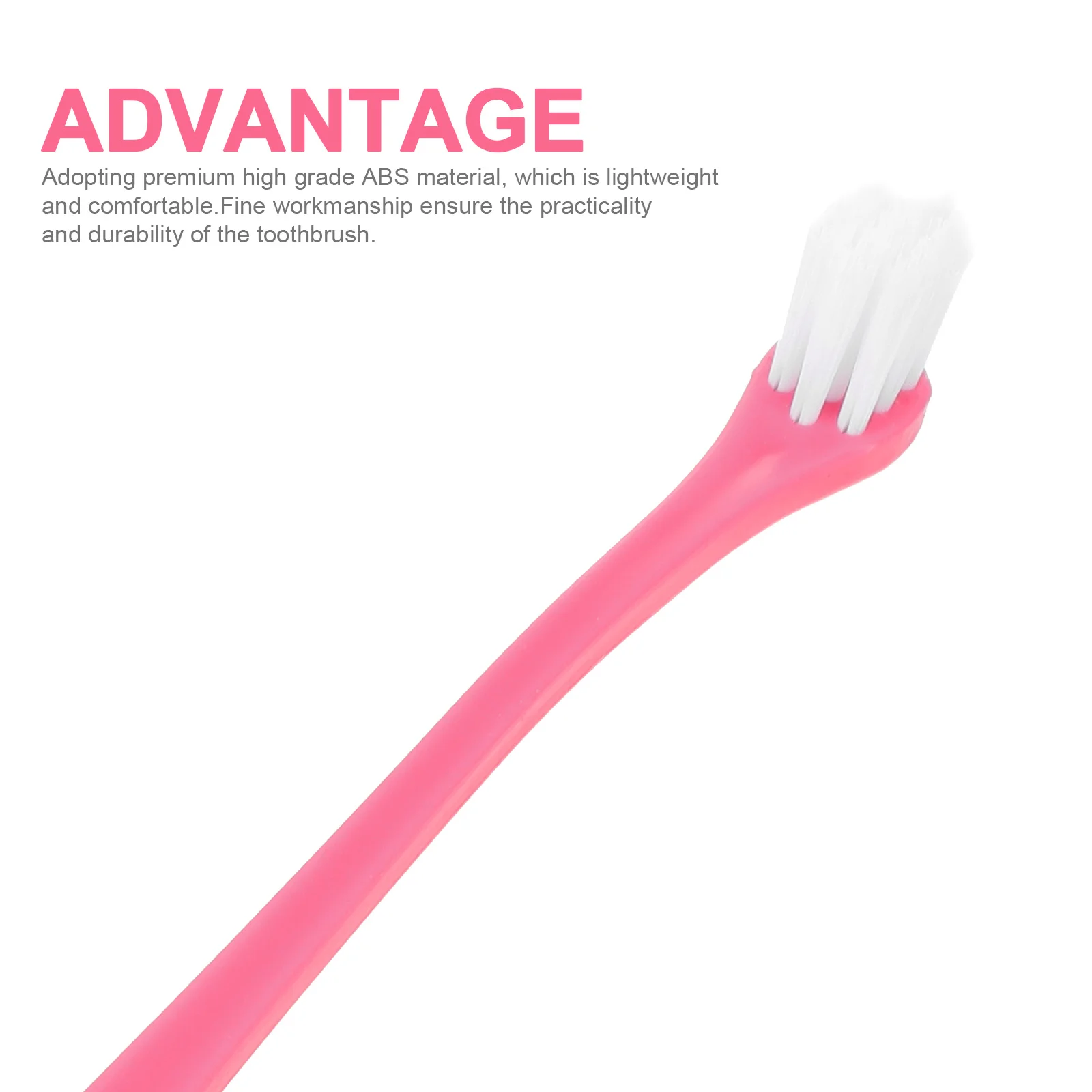 

4pcs Dog Pet Oral Care Manual Dog Toothbrush Tool Lightweight Abs Puppy Teeth Cleaning Brush Portable Pet Supplies