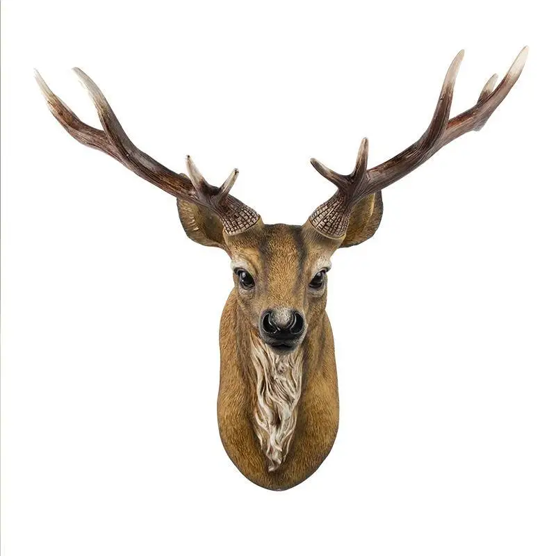 

Deer head decoration wall hanging lucky style decoration clothing store hanging