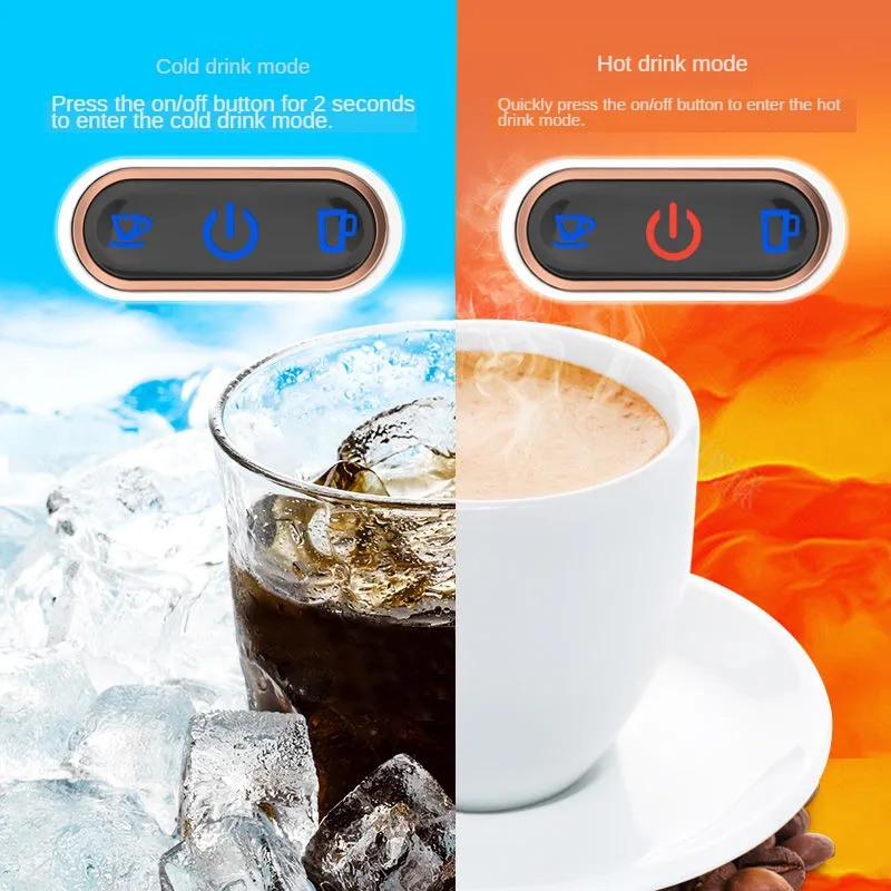 Máquina de café cápsula semiautomática, café quente e frio, desligamento automático, espuma de leite, pequeno agregado familiar, café expresso