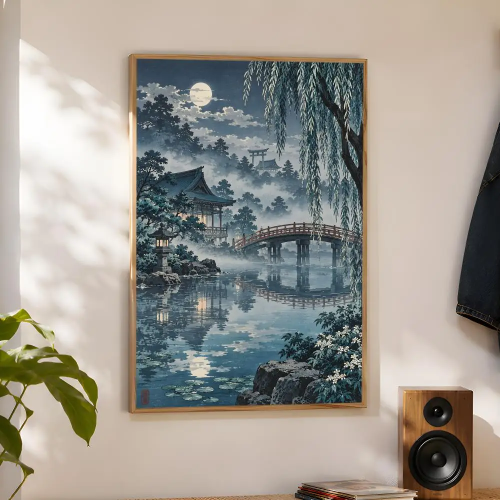 Japanese Vintage Ukiyo-e Poster Home Artwork For Living Room Bedroom Office Dorm Apartment Gift