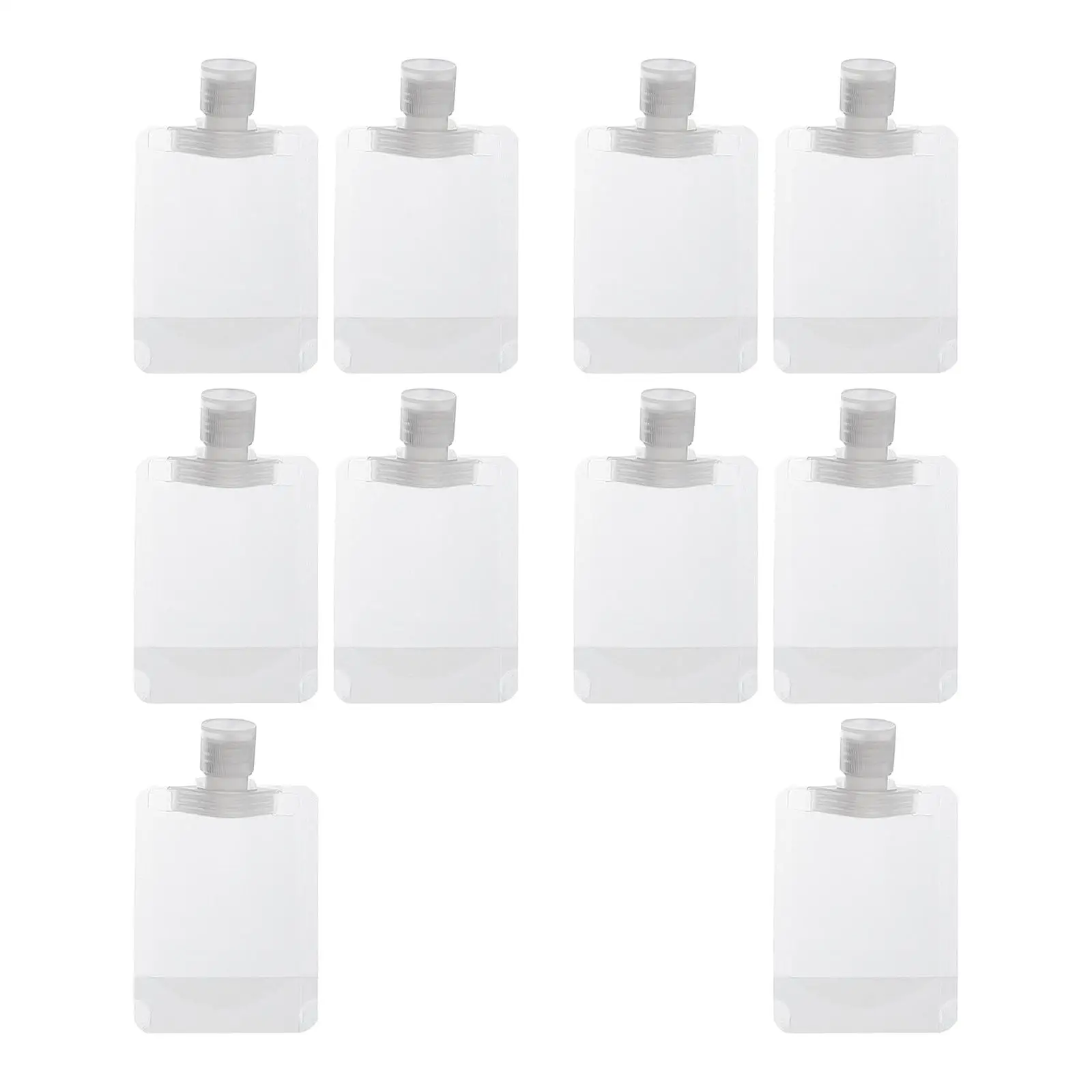 Travel Size Fluid Makeup Packing Squeezable Bags Empty Cosmetic Container Waterproof for Body Lotion