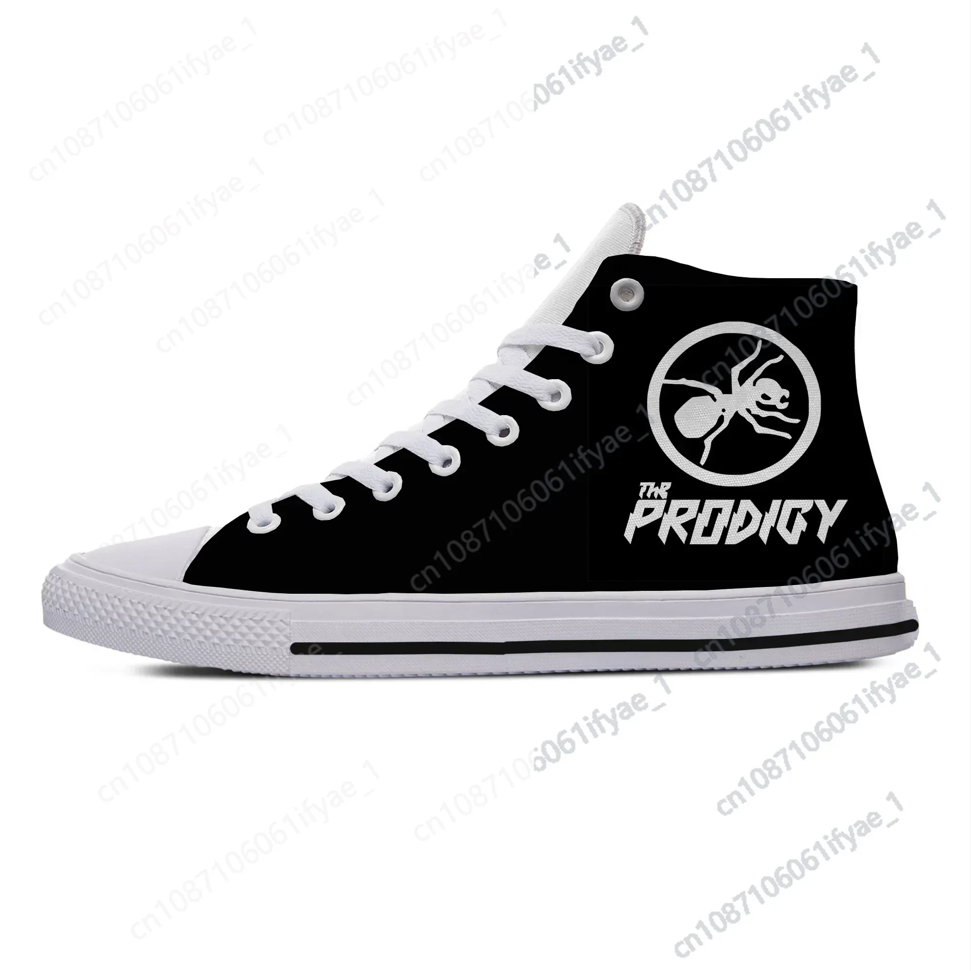 Hot Summer Electronic Music Rock Band Prodigy Lightweight High Top Canvas Shoes Men Women Casual Sneakers Classic Board Shoes