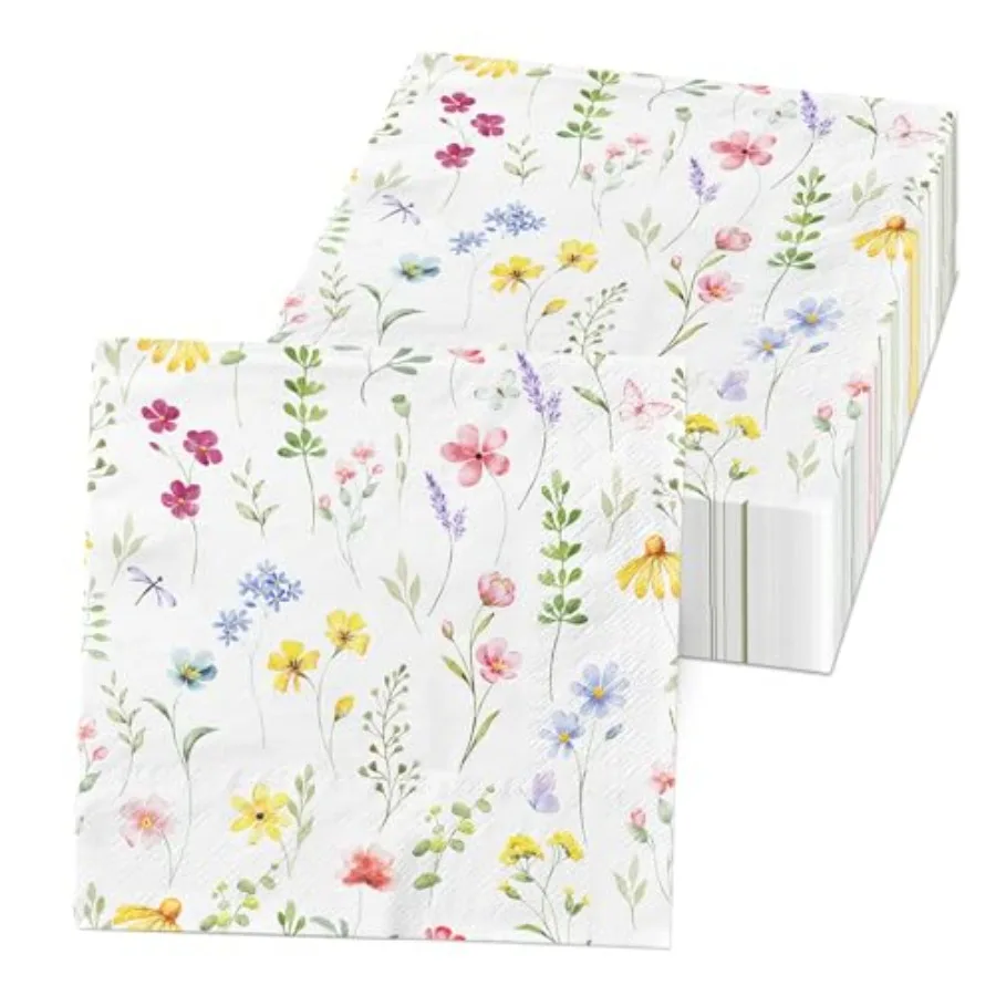 

40 шт. красочные пончики с полевыми цветами, бумажные цветочные пончики, цветочные пончики, украшения для вечеринок с полевыми цветами, пончики-бабочки, весенние бумажные пончики