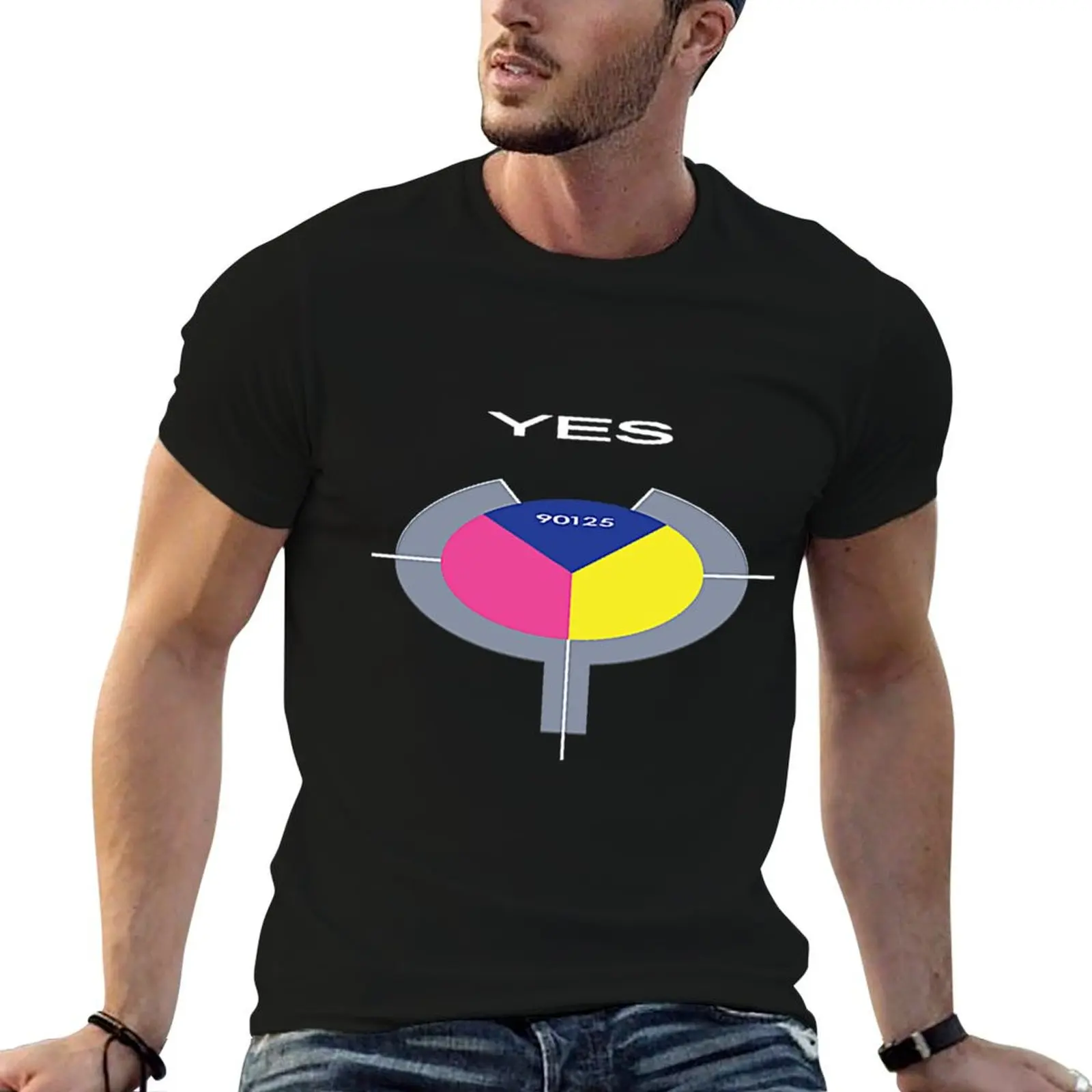 

Yes 90125 T-Shirt t shirts for man pack white t shirt for man 100 percent cotton T-Shirt