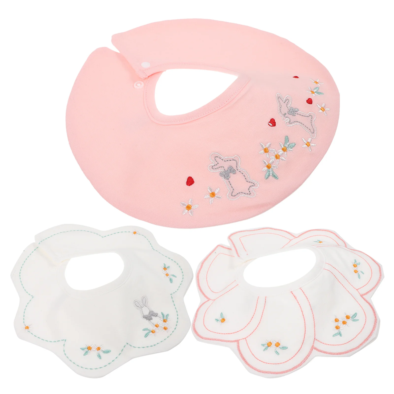 3 szt. Śliniaków dla niemowląt i małych dzieci, bawełniane śliniaki na ząbkowanie, miękkie, wygodne, wielokrotnego użytku, urocze wzory
