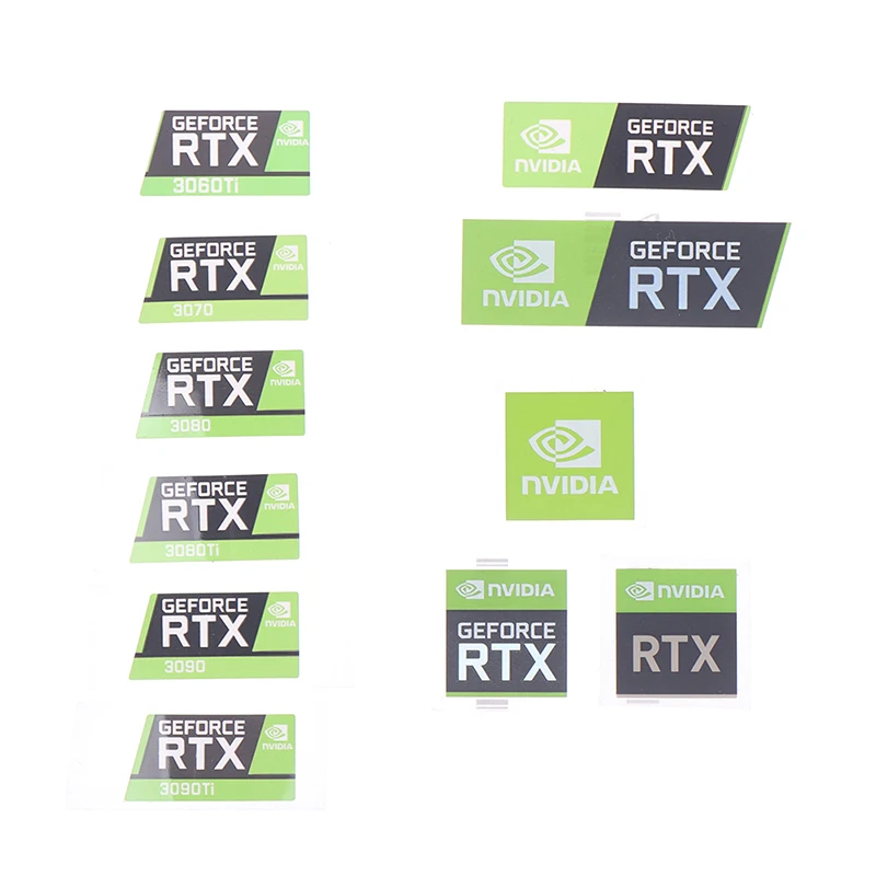 RTX 3090TI 3080TI 3070 3060 desktop sticker laptop graphics card label