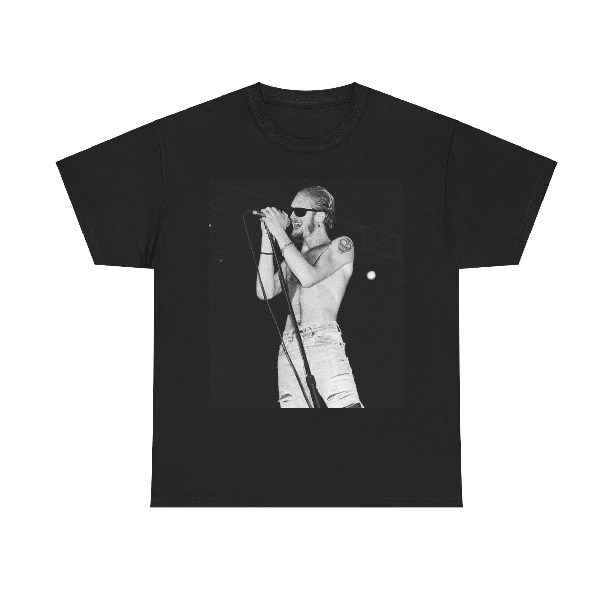 Vintage Gym T Shirt Cotton Men Streetwear Layne Staley