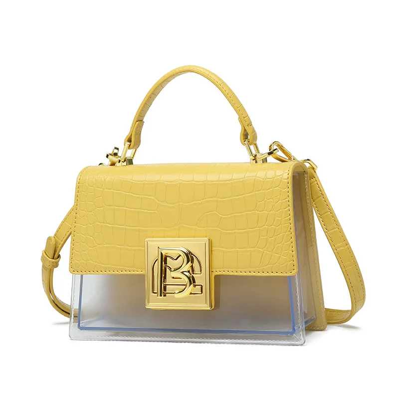 

New Crossbody Bags Women Shoulder Bags Jelly Bags Fashion Female Korean Style Solid Color Small Square Bag Leisure Handheld Bags