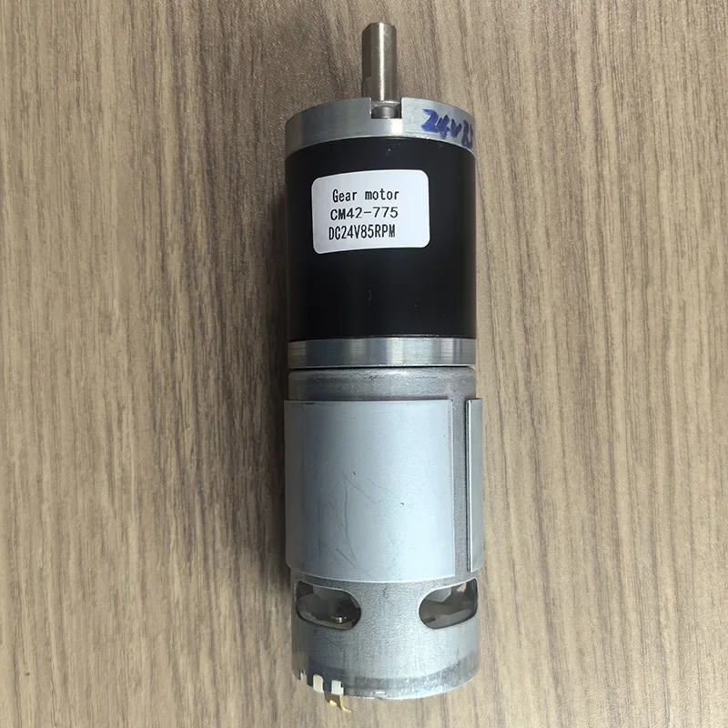 

42 мм 775 12/24 В постоянного тока, низкоскоростной, долговечный, супер крутящий момент, планетарный мотор-редуктор, планетарный редуктор, матовый мотор-редуктор