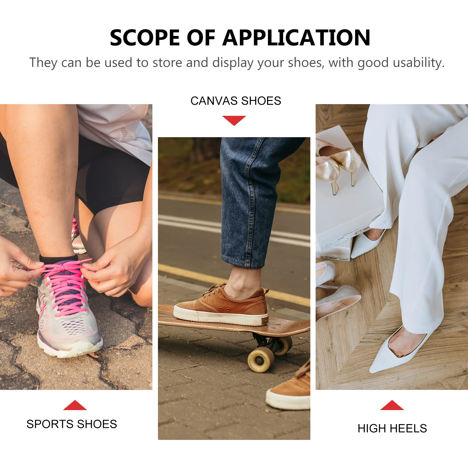 

Shoe Stretchers ABS Aluminum Durable Expander Support Holder Foldable Devices For Shoes Long Time Use Practical Gifts