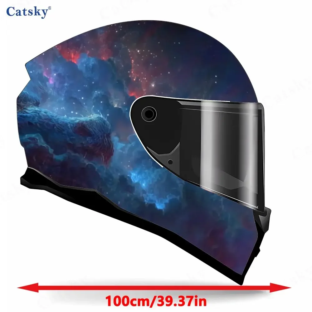 Cloud Dragon PVC material self adhesive waterproof motorcycle helmet sticker, paste firmly and do not fall, waterproof and weath