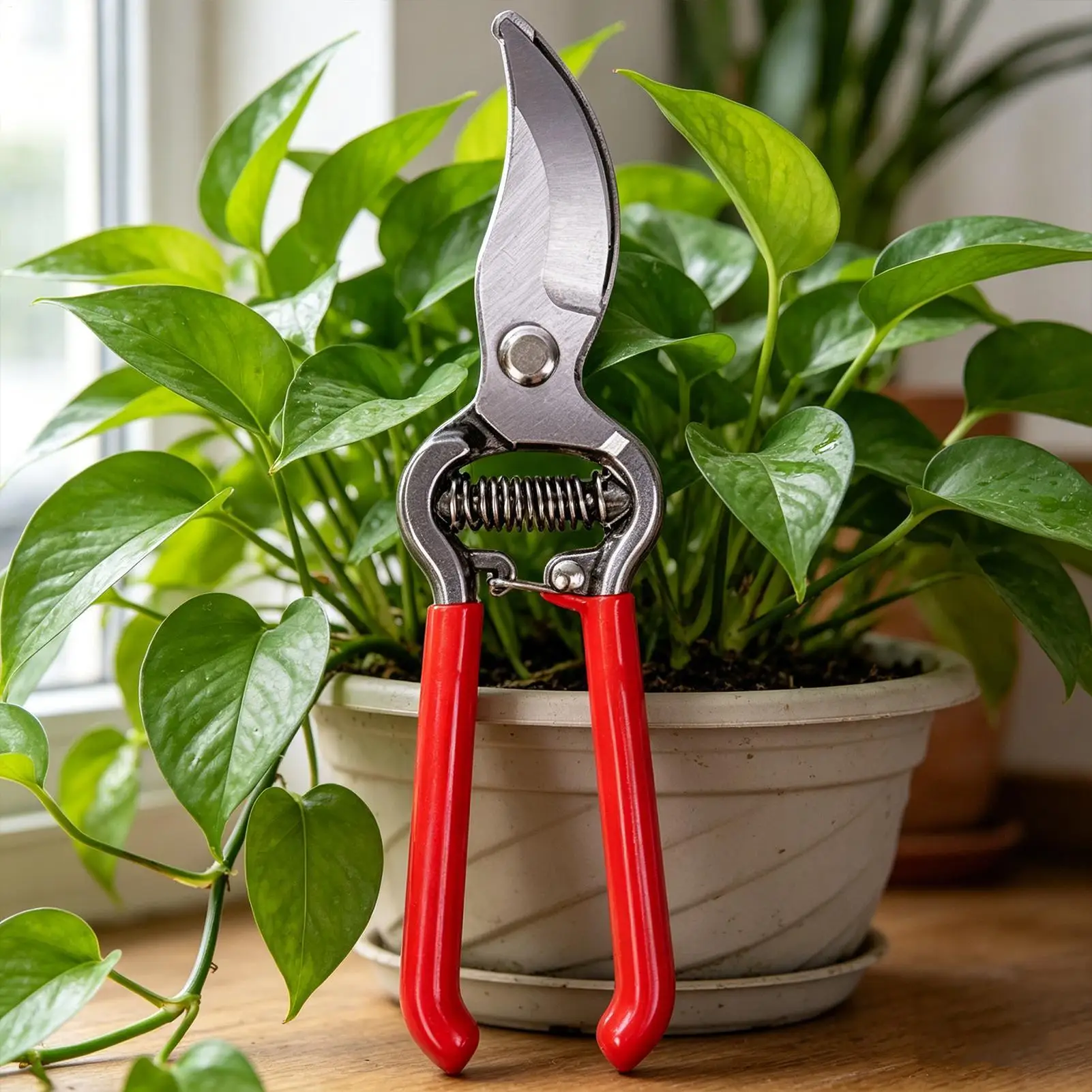 Tijeras de Jardín Manuales para Recortar Flores, Herramienta de Corte Afilada para Jardinería en Interiores, Exteriores, Parques, Invernaderos, Patios y Jardines