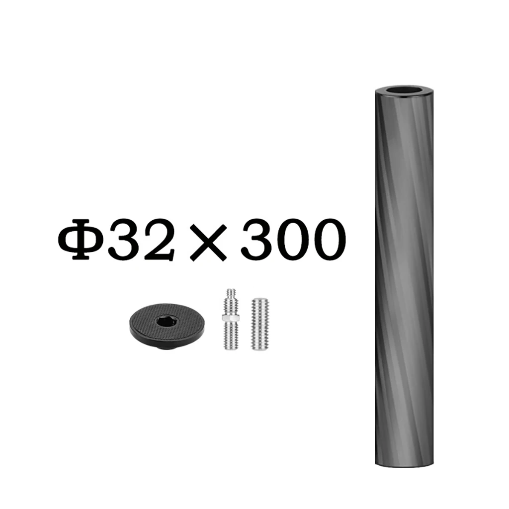 Mid-Axis Carbon Fiber Einbeinstativ Pole Zubehör Stativ Center Shaft Verlängerung Stange 3/8 zoll Loch SLR Kamera Stabilisator Griff grip – Detail 20