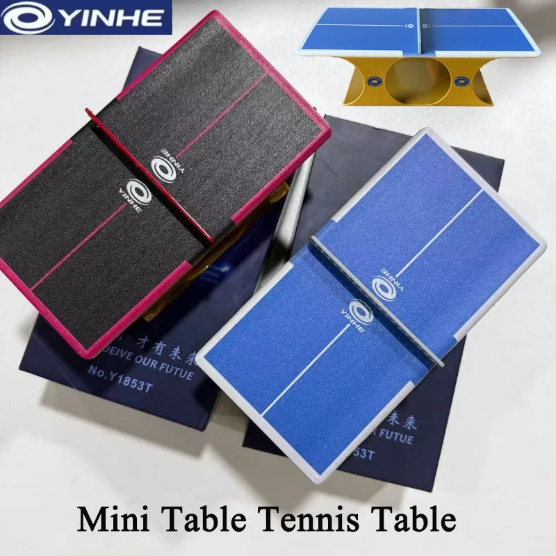 

Настольный теннисный стол YINHE Mini (15 x 8 x 4 см) – Декоративная фигурка для спортивной тематики, миниатюрный сувенир для рабочего стола