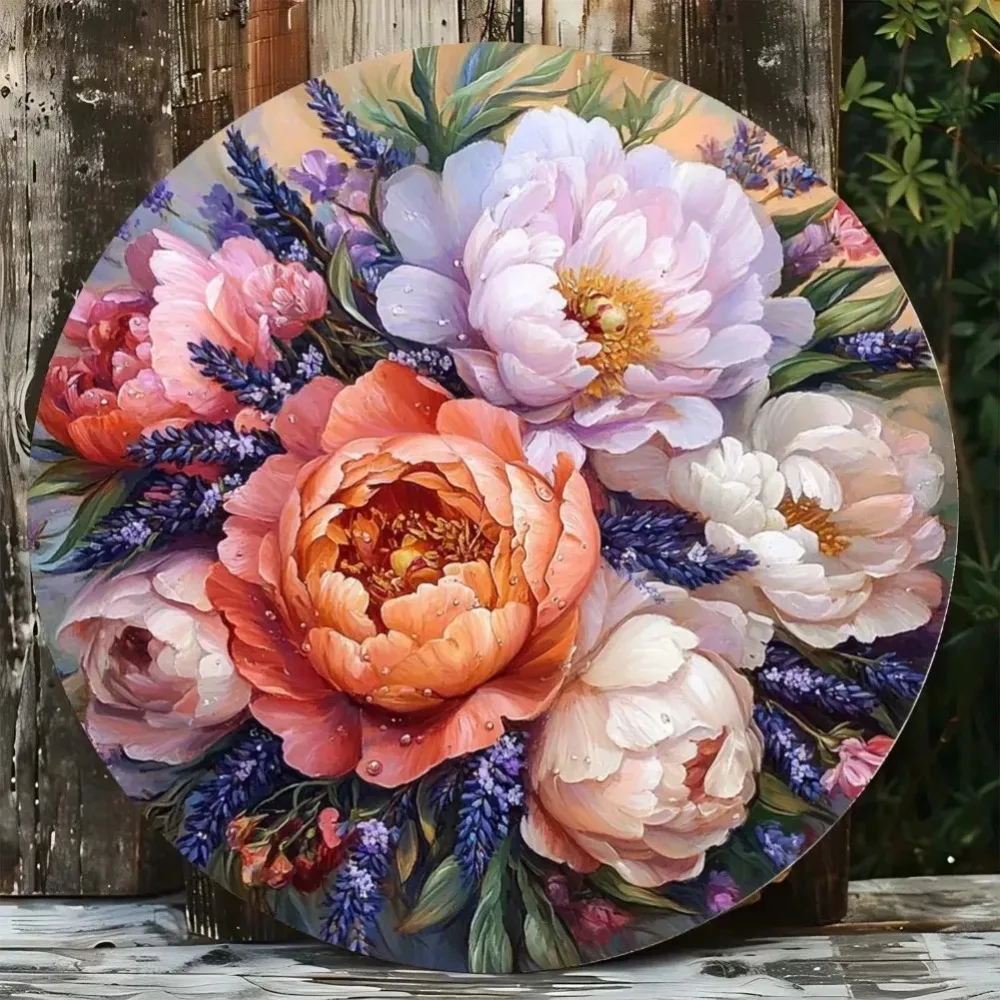 1 шт., устойчивая к атмосферным воздействиям металлическая жестяная пластина-коричневый узор лошади, предварительно просверленные отверстия для дома и офиса, искусство