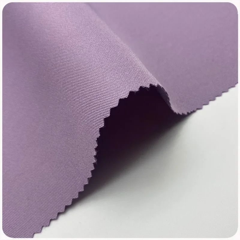 

Satin twill woven 275-gram fabric with a firm hand feel suitable for clothing accessories and shoe materials