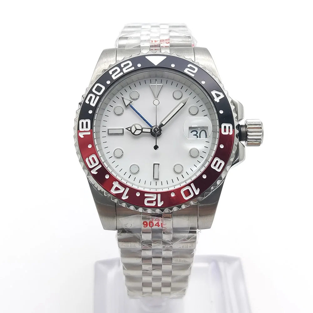 40mm Men's Watch NH35 Automatic Movement Watch Date 316L Stainless Steel Super luminous dail Waterproof Business Luxury Watch