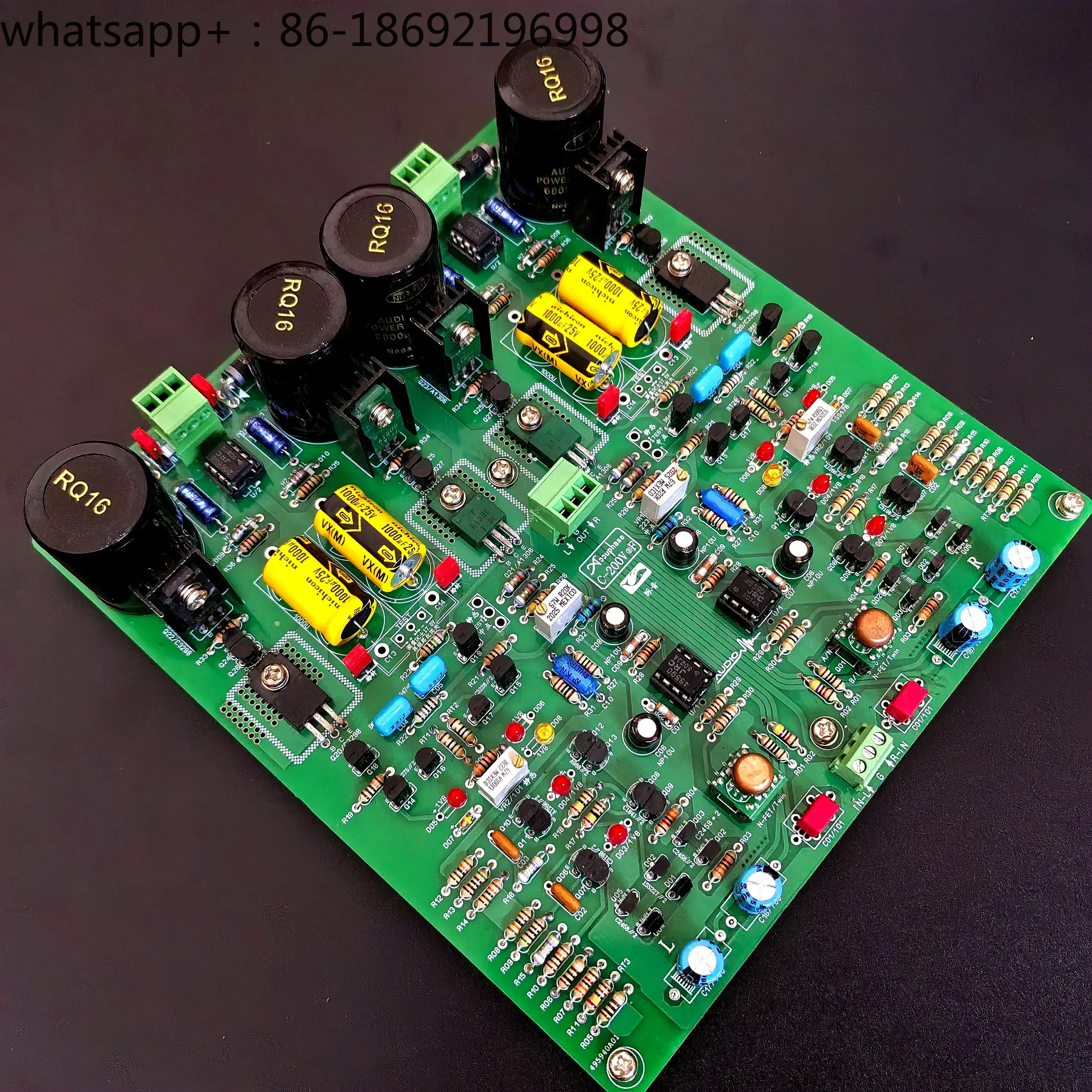 Imitation Golden Noise Seed C-200V Vocal Model Pre-Amplifier DIY Finished Product, Version 1