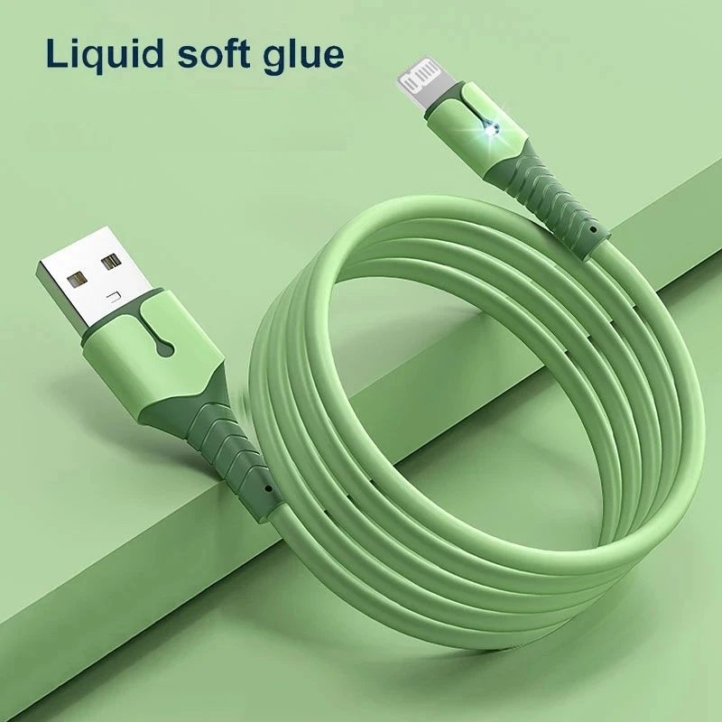 USB Cable 3A Fast Charging Cable Data Cable For iPhone 14 13 12 11 Pro Max XS XR 6s 7 8 Plus iPad USB to ios Phone Charger Wire