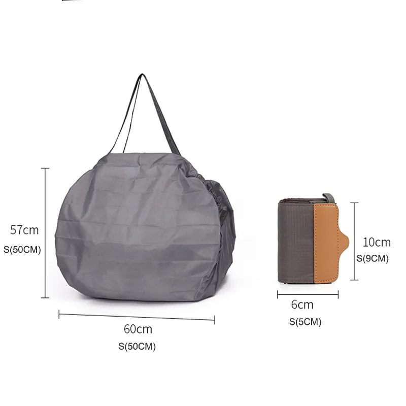 

Reusable Grocery Bags Eco-Friendly Foldable Large Capacity Shopping Compact Bag Spat Washable Durable Travel Handbags