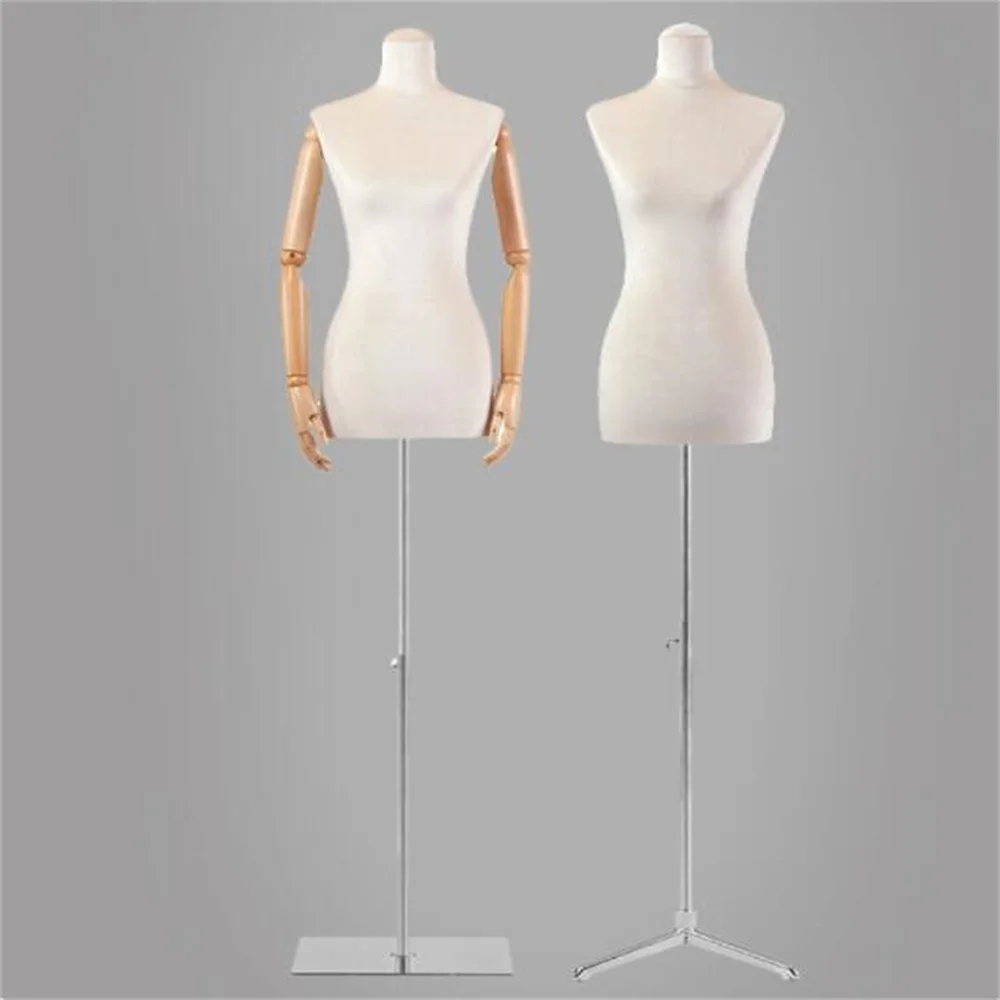 Full Female Mannequins with Adjustable Rack, Body Base, Dress Model, Wedding Shop, Cheongsam Show, Women's Art,