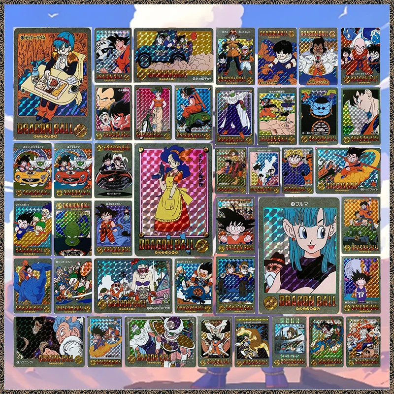 Коллекционные карточки Аниме Dragon Ball DIY ACG: Вегета, Крилин, Тиен Шинхан, Чиаотзу, Пикколо, Фриза, Бульма – Подарок на День Рождения