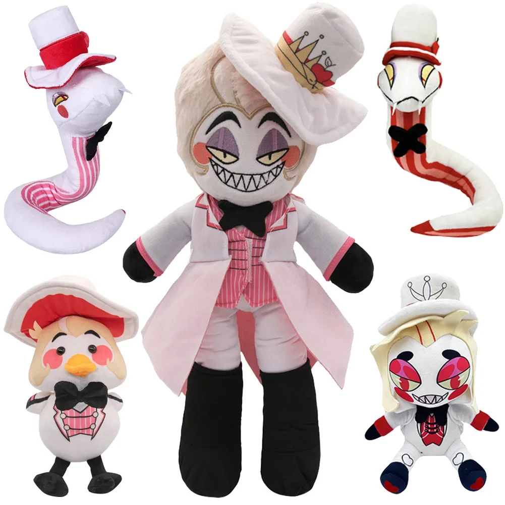 Duck Snake Form Lucifer Plush Plushies Cartoon Hell Inn Fantasy Figurine Props Xmas Birthday Gifts Soft Mascot Halloween Decor