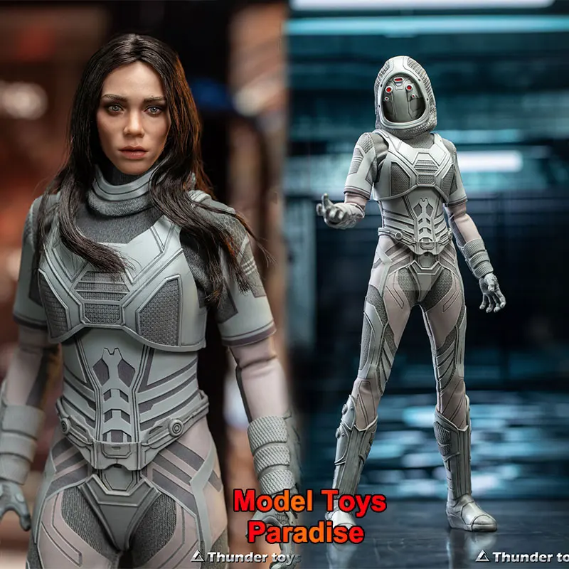 Thunder Toys TD2030  1/6 Woman Soldier Ghost Super Villain Hannah John-Kamen Full Set 12inch Action Figure Collectible Toys Gift