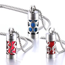 Strip Stainless Steel Aromatherapy Necklace Perfume Diffuser Essential Oil Diffuser Pendant Necklace Jewelry Accessories Pendant