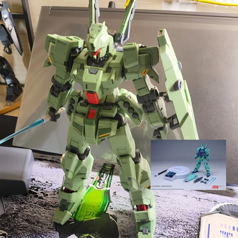 

1/100 Jiaolao Xingren Second Bullet Jetta Amuro Special Mg Jetta Jetta Steel Assembly Model Action Figure Collection Gift Toy