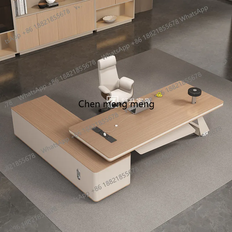 accent nordic office desk luxury designer modern aesthetic creative clear office desk Minimalist meuble bureau salon furniture