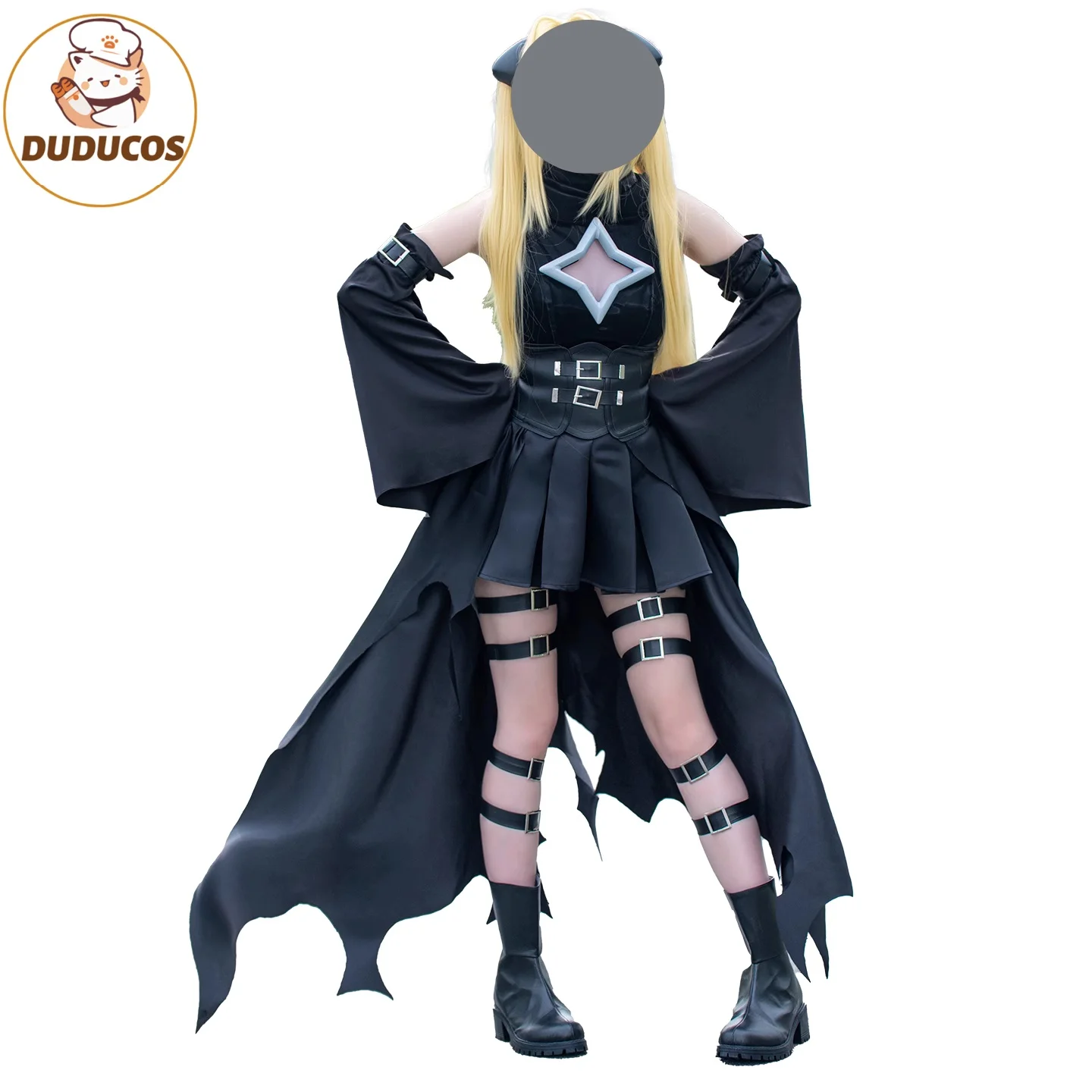 

DUDU SR Anime To Love-Ru Darkness Eve Cosplay Costume Golden Darkness Konjiki no Yami Uniform Clothing wig For Women Costumes