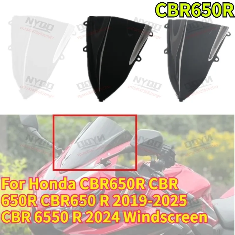 

Motorcycle Front Spoiler Wind Deflector Windscreen For Honda CBR650R CBR 650R CBR650 R 2019-2025 CBR 6550 R 2024 Windscreen