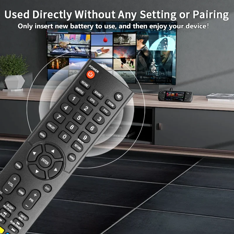 L617 Remote Control Compatible With TESLA LED TV Replacement Con