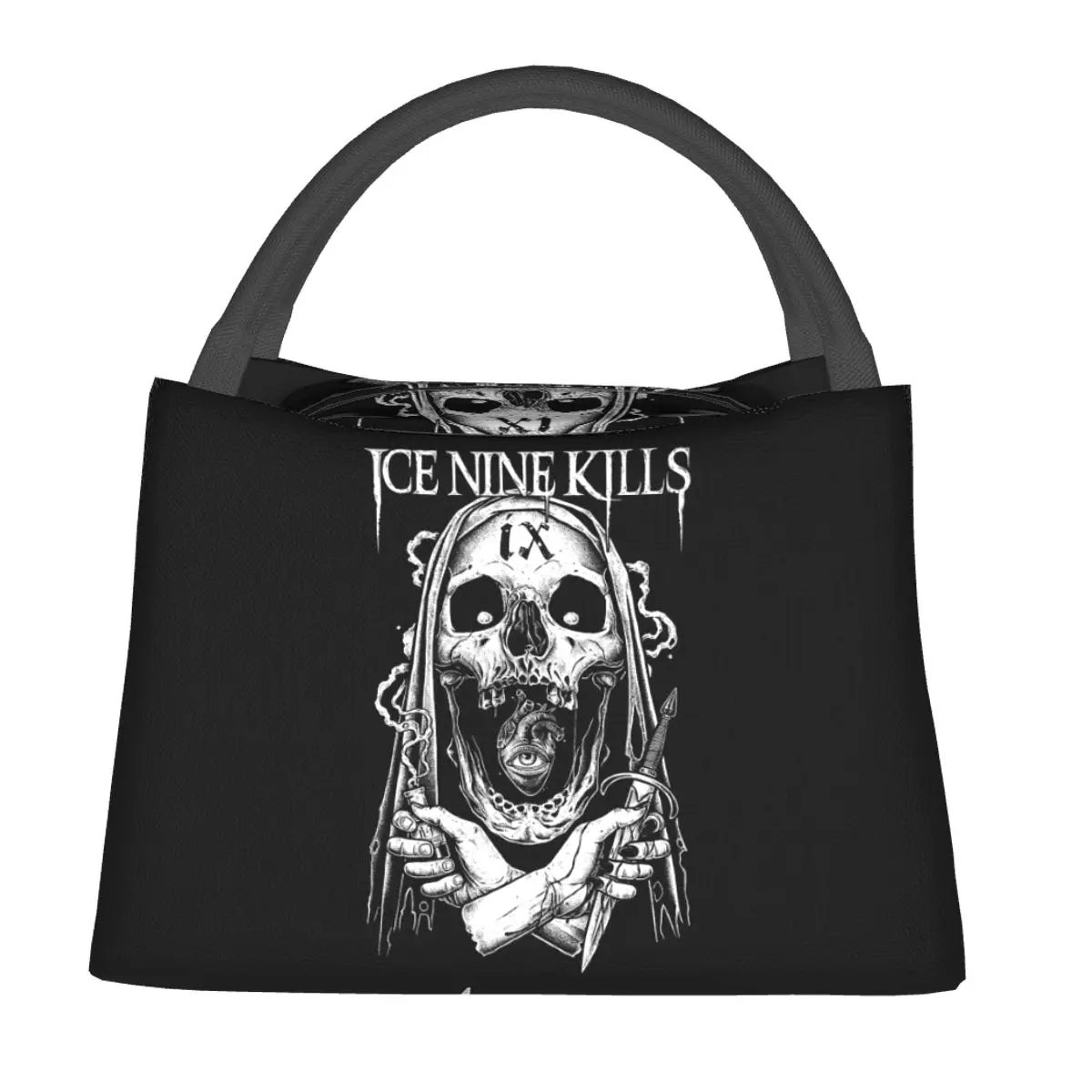 

Термосумка для обедов Michele Nolli Ice Nine Kills для женщин и детей, портативная термосумка для еды, термосумка-тоут