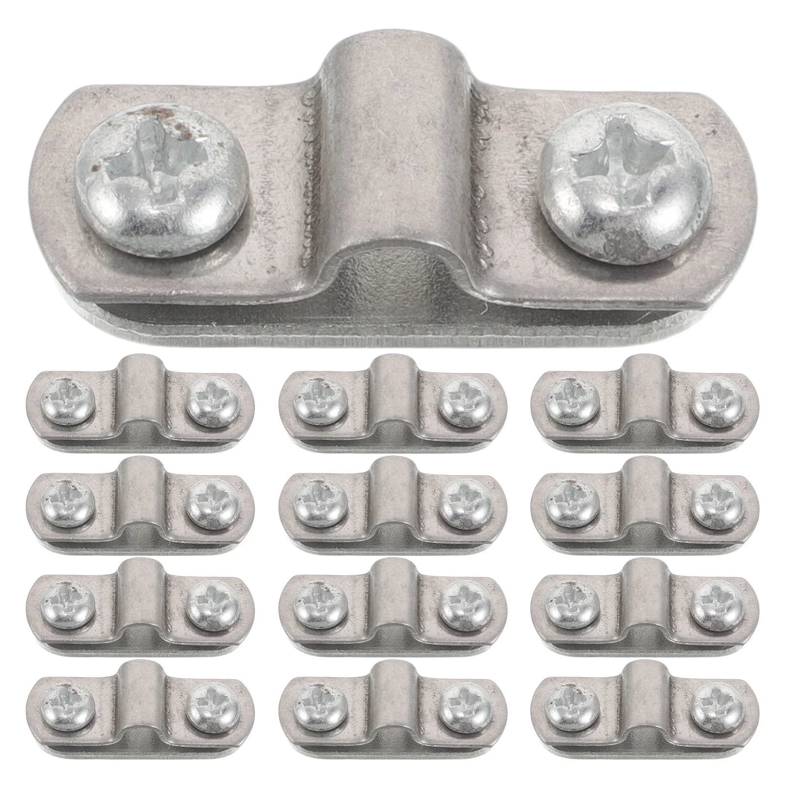 

20Pcs Bicycle Fixing Clamps Screws High Strength Alloy Bike Mudguard Leg Clamp Brackets Stable Mounting Accessories Support