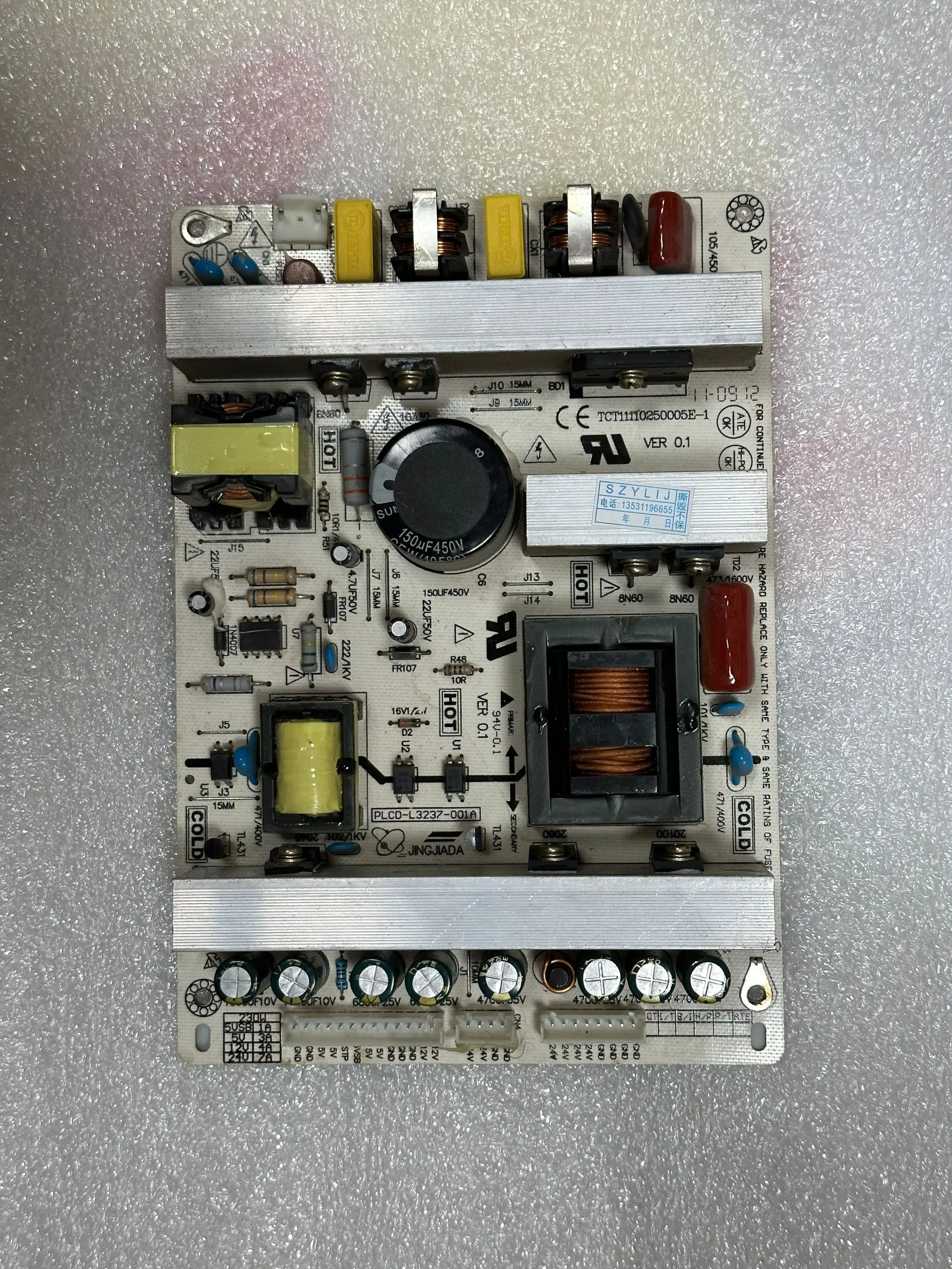 Original universal power supply board PLCD-L3237-001A TCT11110250005E-1