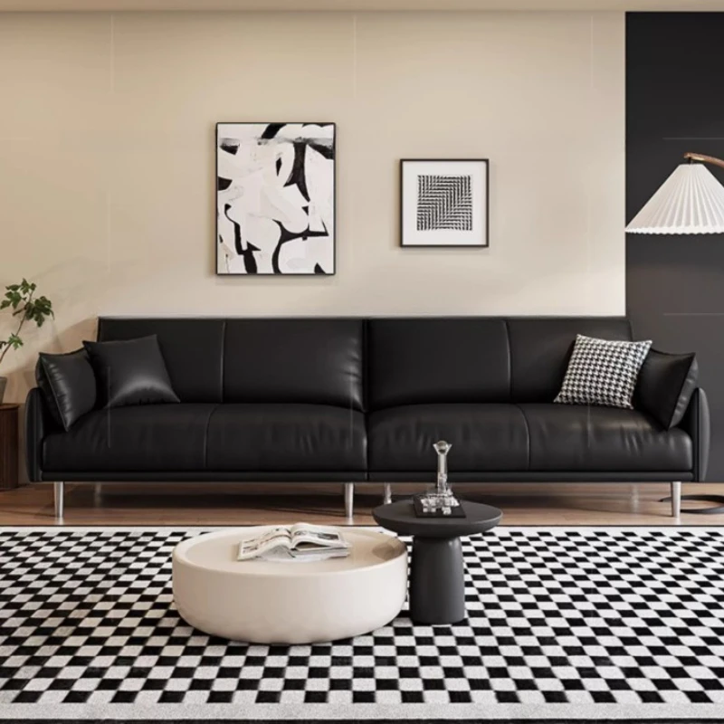 European Minimalistic Sofa Filler Modern Elegant Lazy Living Room Sofas Chaise Lounge L Shape Divani Da Soggiorno Furniture